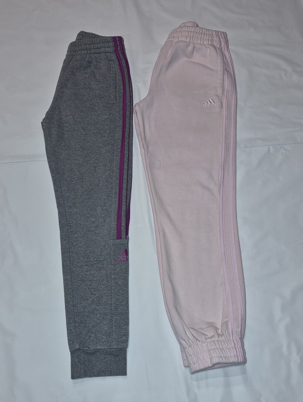 2 Pair Girls Size Medium Adidas Joggers